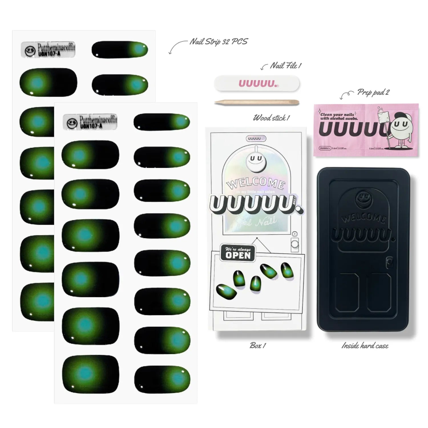 UUUUU Gel Nail PUTTHEMINACOFFIN 52g