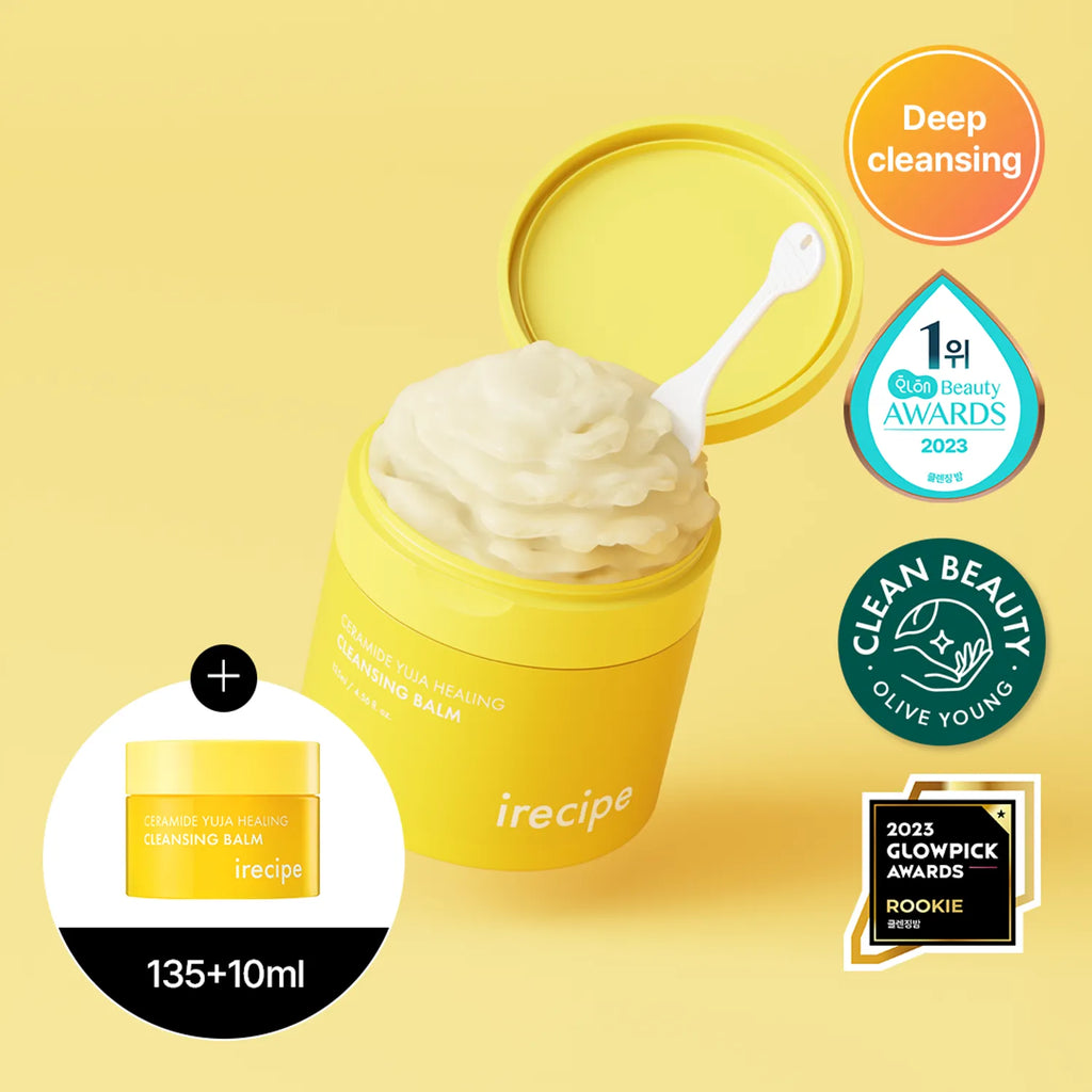 irecipe Ceramide Yuja Healing Cleansing Balm 120g Set (+10g)