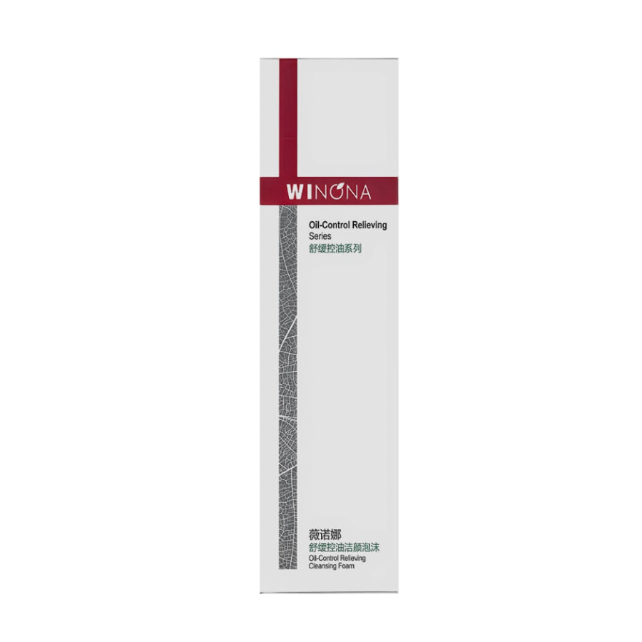 Winona Soothing Oil-Control Cleansing Foam 150ml: Hydrating and moisturizing, amino acid formula, controls oil, exfoliates, removes blackheads, soothes and repairs the skin barrier, suitable for sensitive skin.