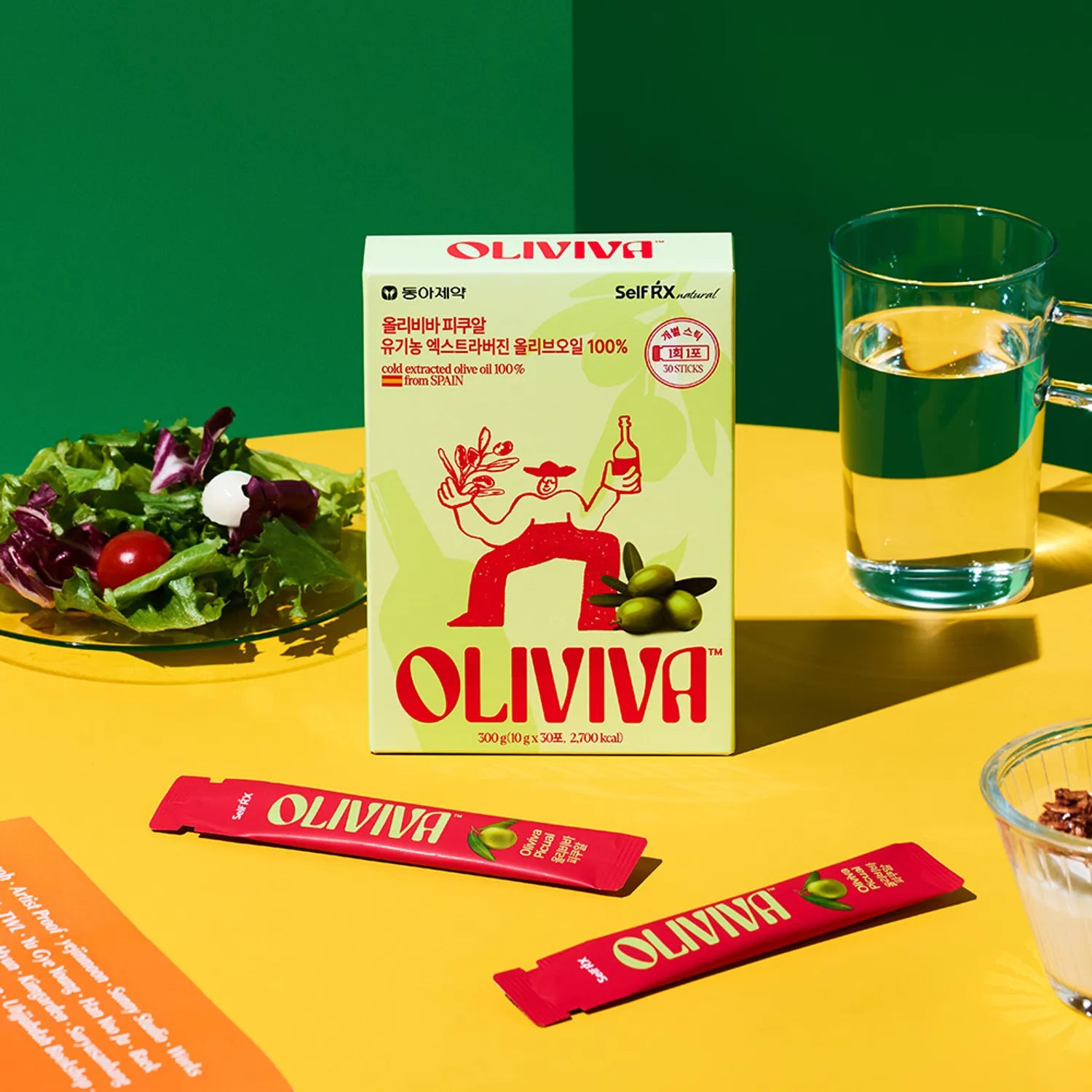 Oliviva Extra Virgin Olive Oil 10g 30ea Picual