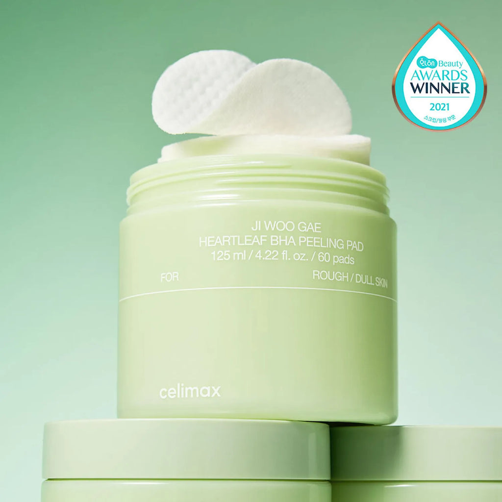 celimax Jiwoogae Heartleaf BHA Peeling Pad 60P Set (+10P)
