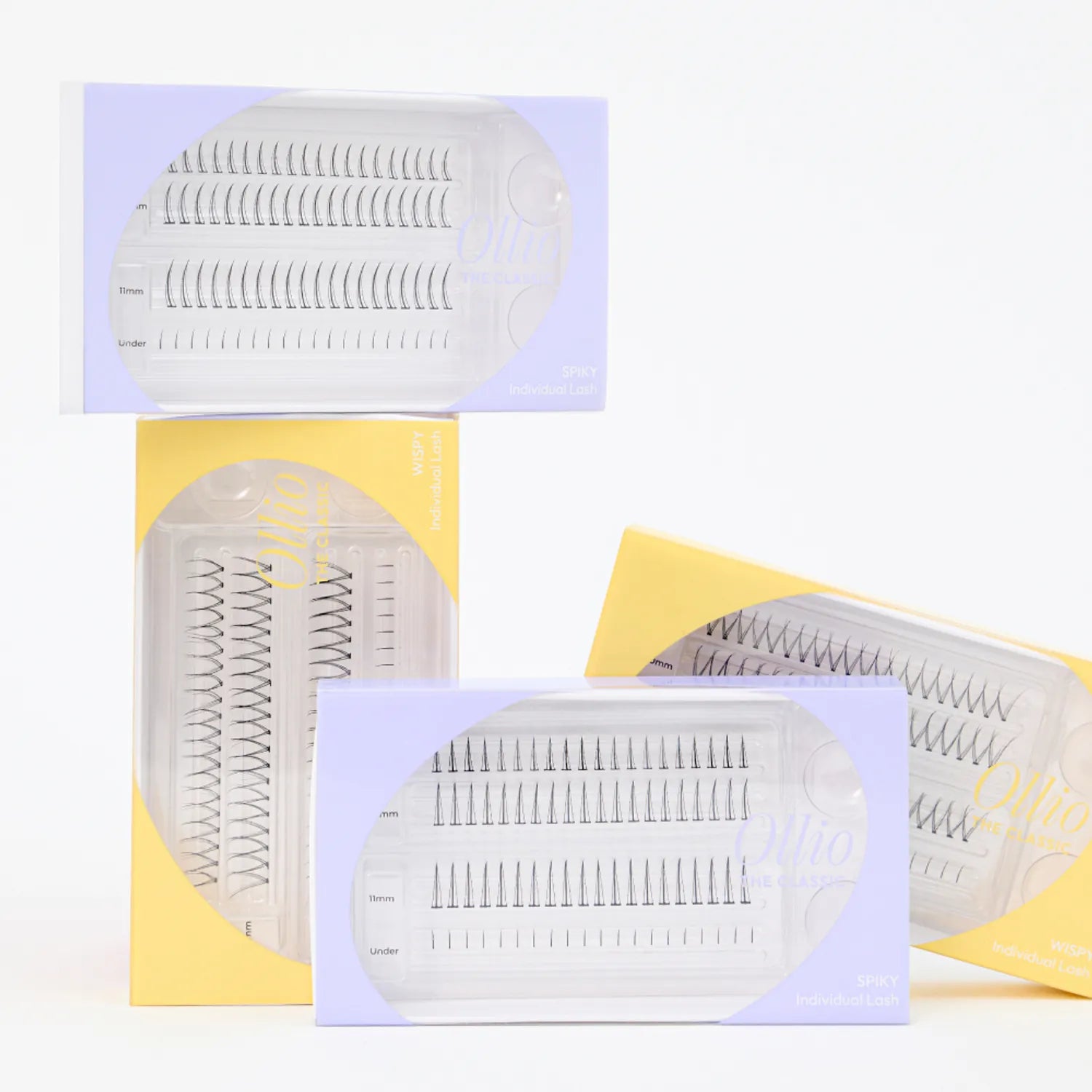 Ollio The Classic Indivisual Eyelash [KIT] (5/9/10/11mm) 80pcs