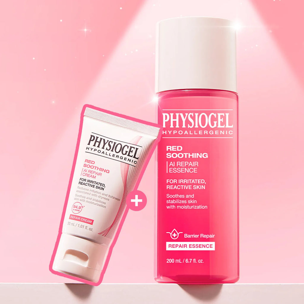 PHYSIOGEL Red Soothing AI Repair Essence 200ml Set (+Lotion 50ml)