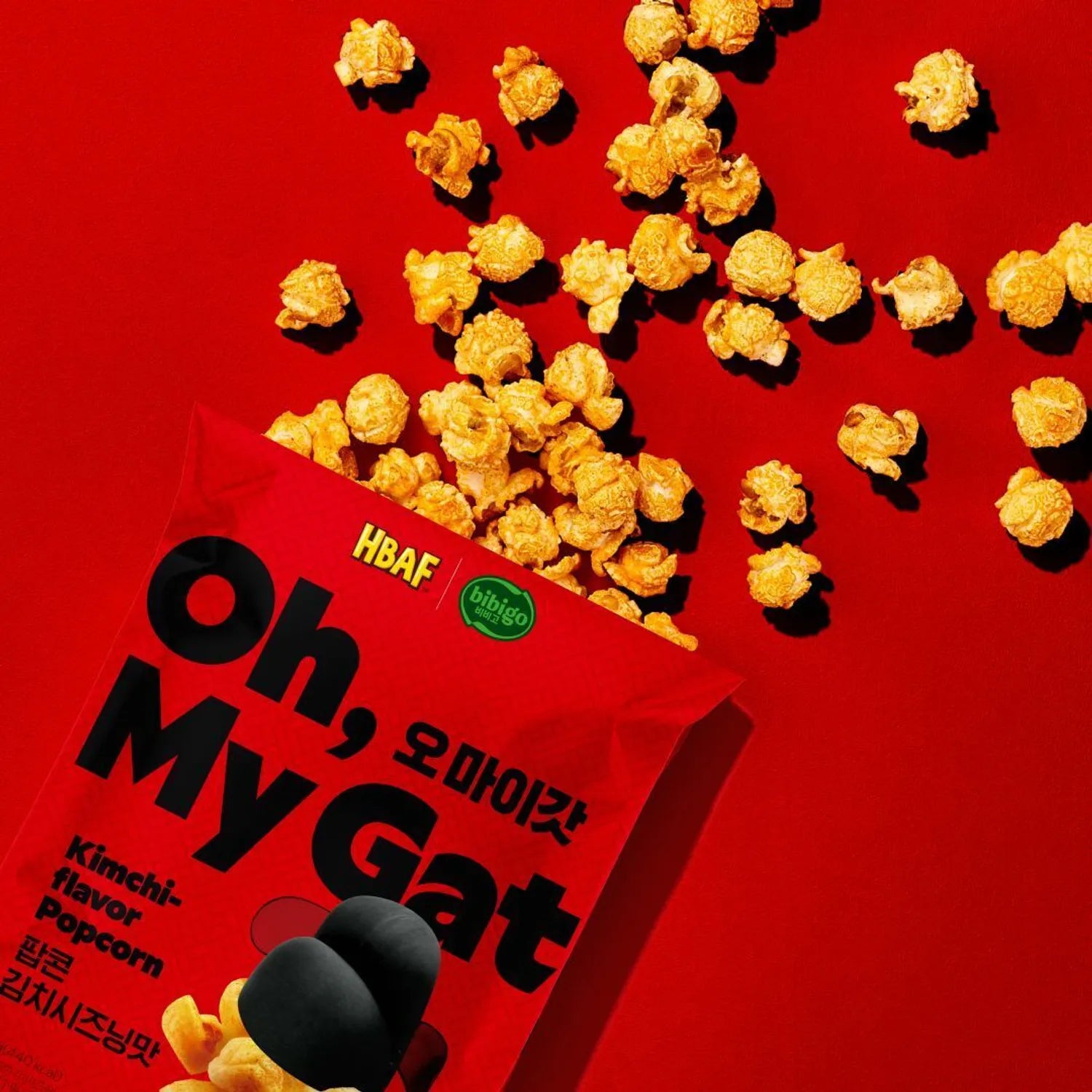 HBAF x BibiGo Oh My Gat Kimchi-flavor Popcorn 80g