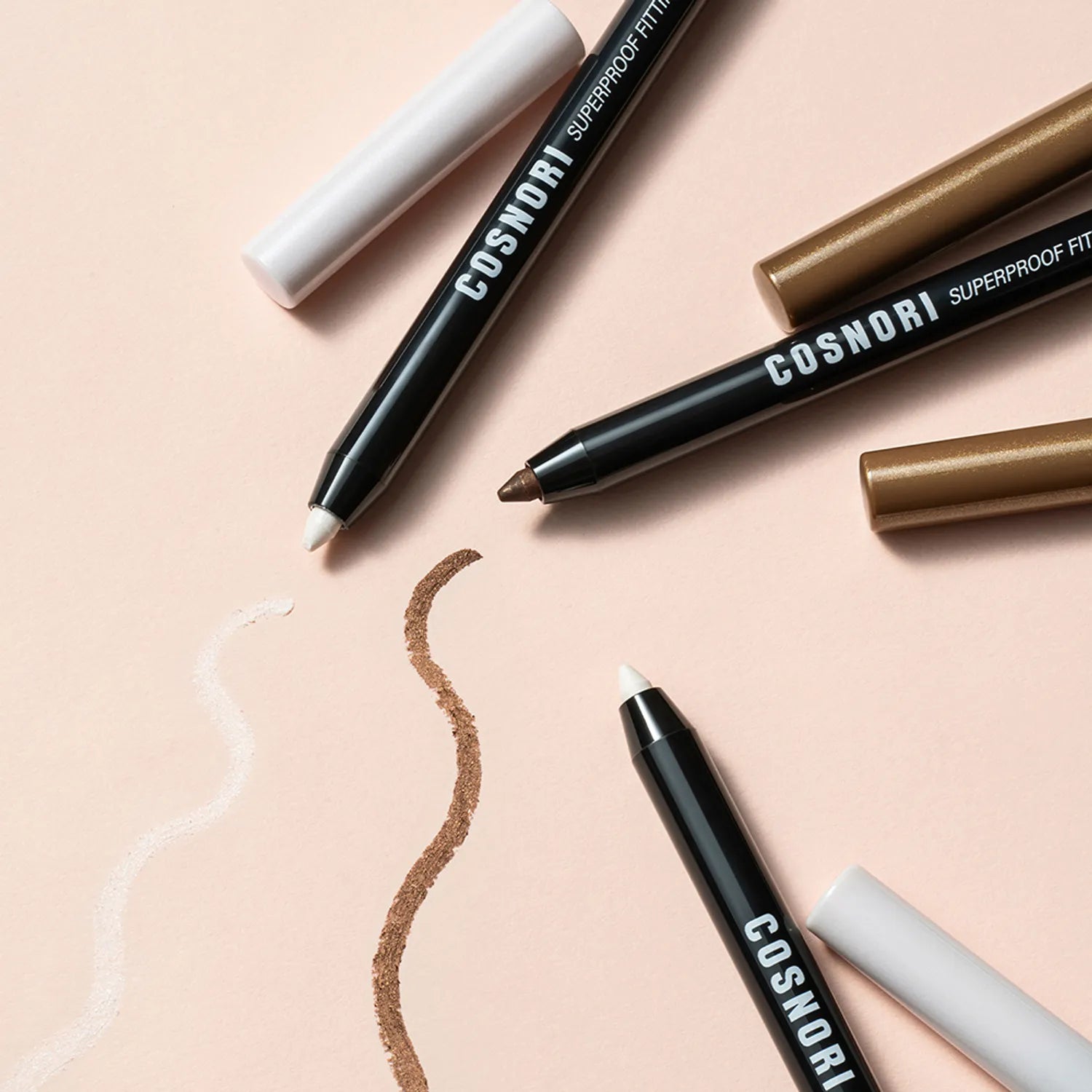 COSNORI Superproof Fitting Gel Eyeliner Pencil (11 Colors)