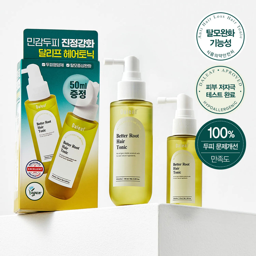 DALEAF Chlorella Better Root Hair Tonic 100mL Special Set (Special Gift: 50mL) (Hair Loss Relief)