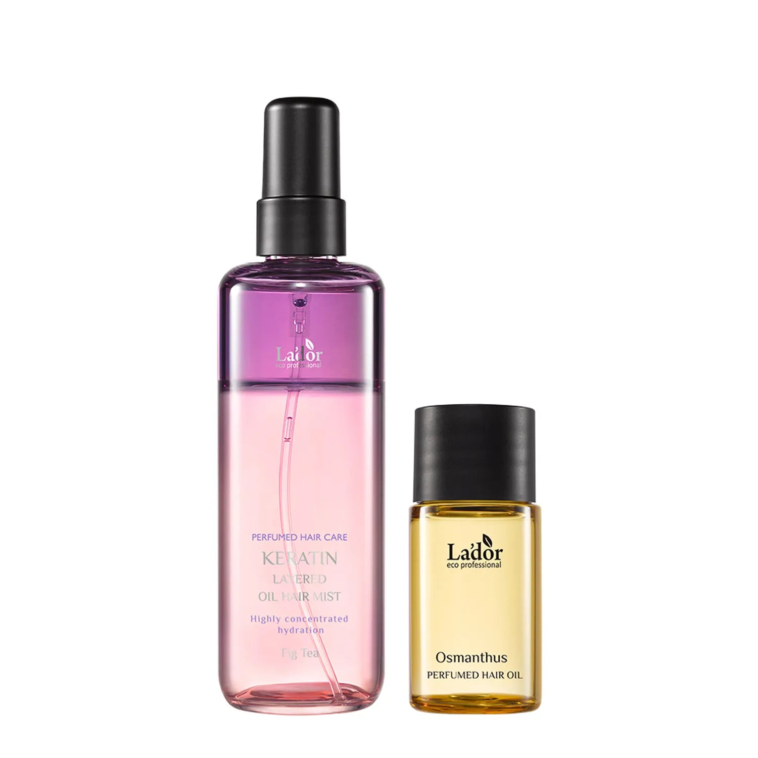 La&rsquo;dor Keratin Layered Oil Hair Mist Osmanthus/Fig Tea 130ml SET (+Osmanthus 10ml)