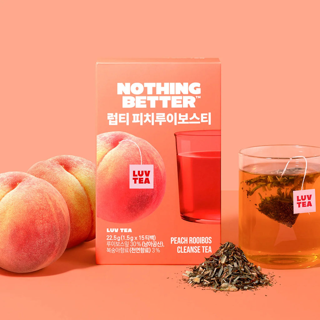 NOTHING BETTER Luv Tea #Peach Rooibos 15ea