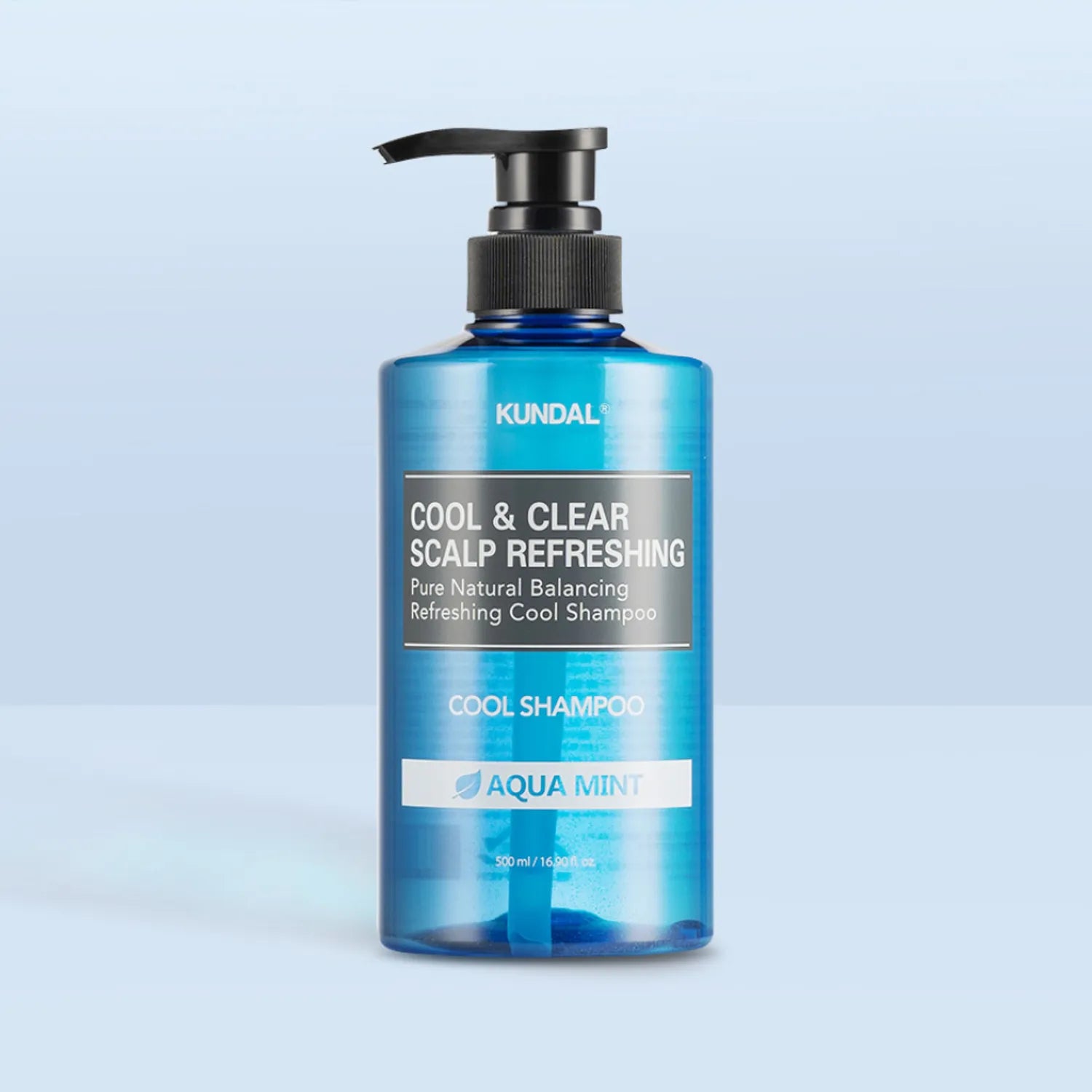 KUNDAL Cool & Clear Scalp Refreshing Cool Shampoo 500ml #Aqua Mint
