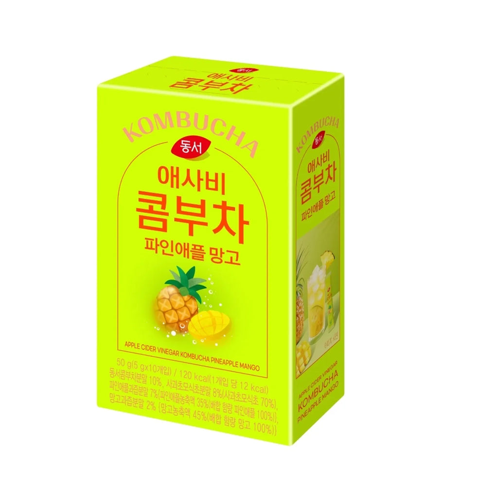 Dongsuh Apple Cider Vinegar Kombucha Pineapple Mango 50g (10 Sticks)