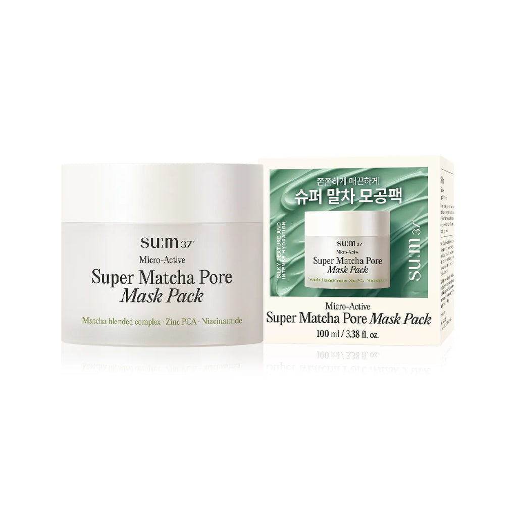 SUM37 Micro-Active Super Matcha Pore Mask Pack 100ml