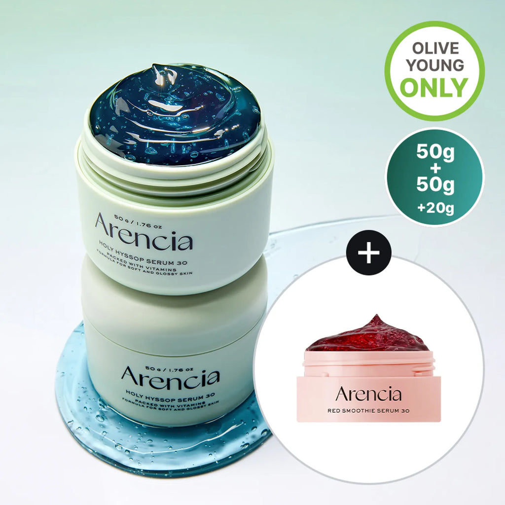 Arencia Holy Hyssop Serum 30 50g+50g Set (+Red 20g)