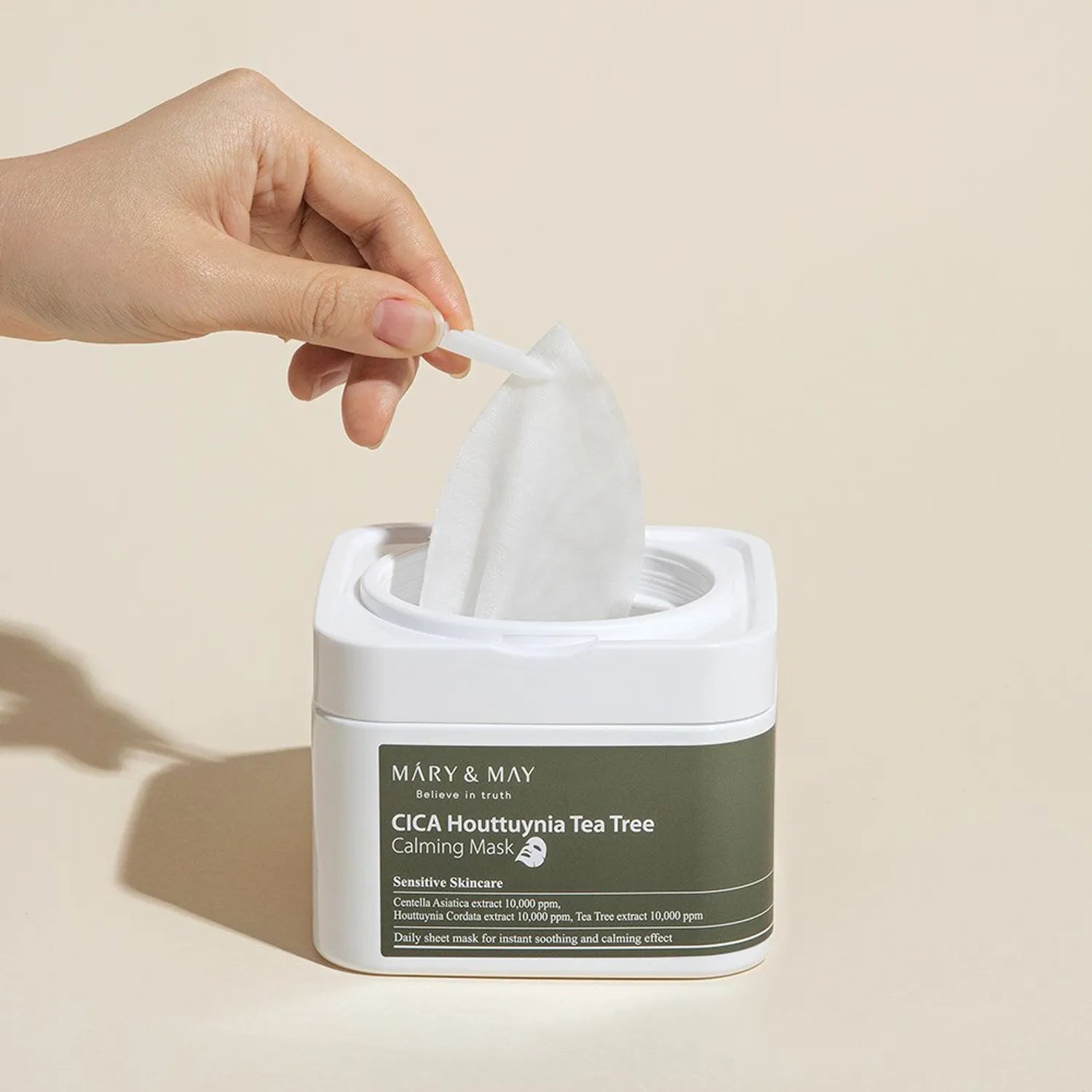 Mary & May CICA Houttuynia Tea Tree Calming Mask Sheets 30 Sheets