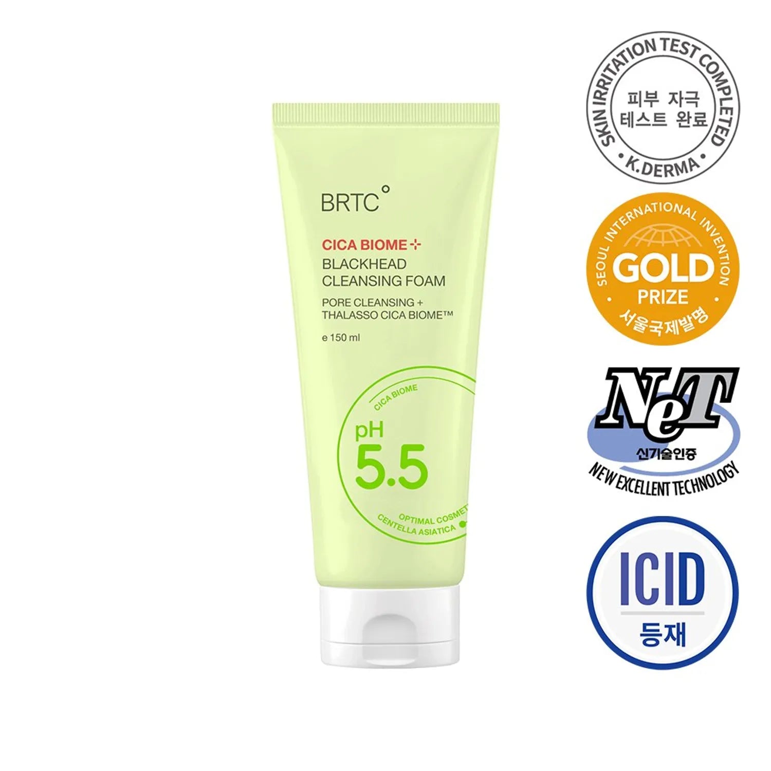 BRTC Cica Biome Blackhead Cleansing Foam 150mL