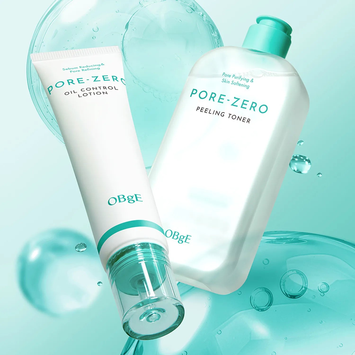 OBge Pore Zero Toner/Lotion 2P Set