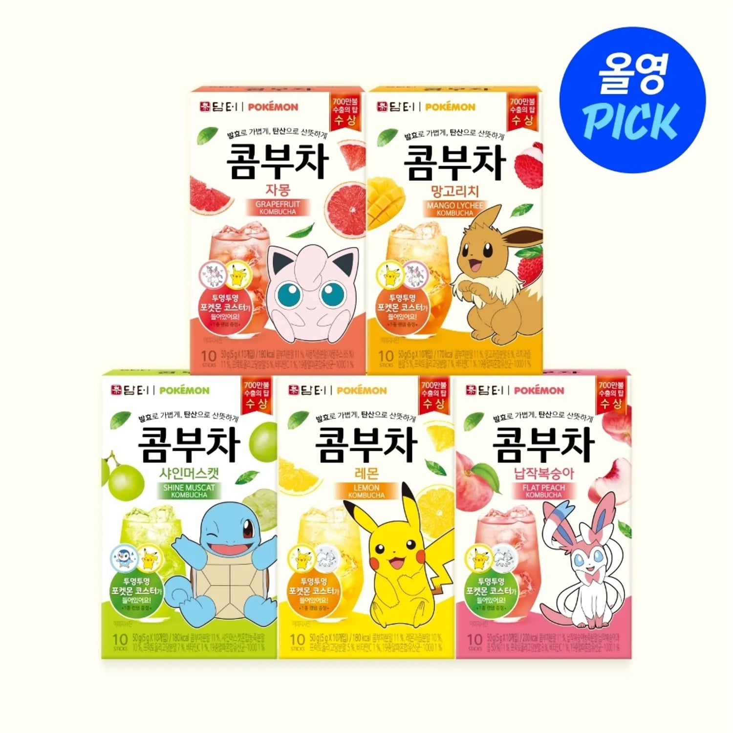 Damtuh Pokemon Kombucha 10T