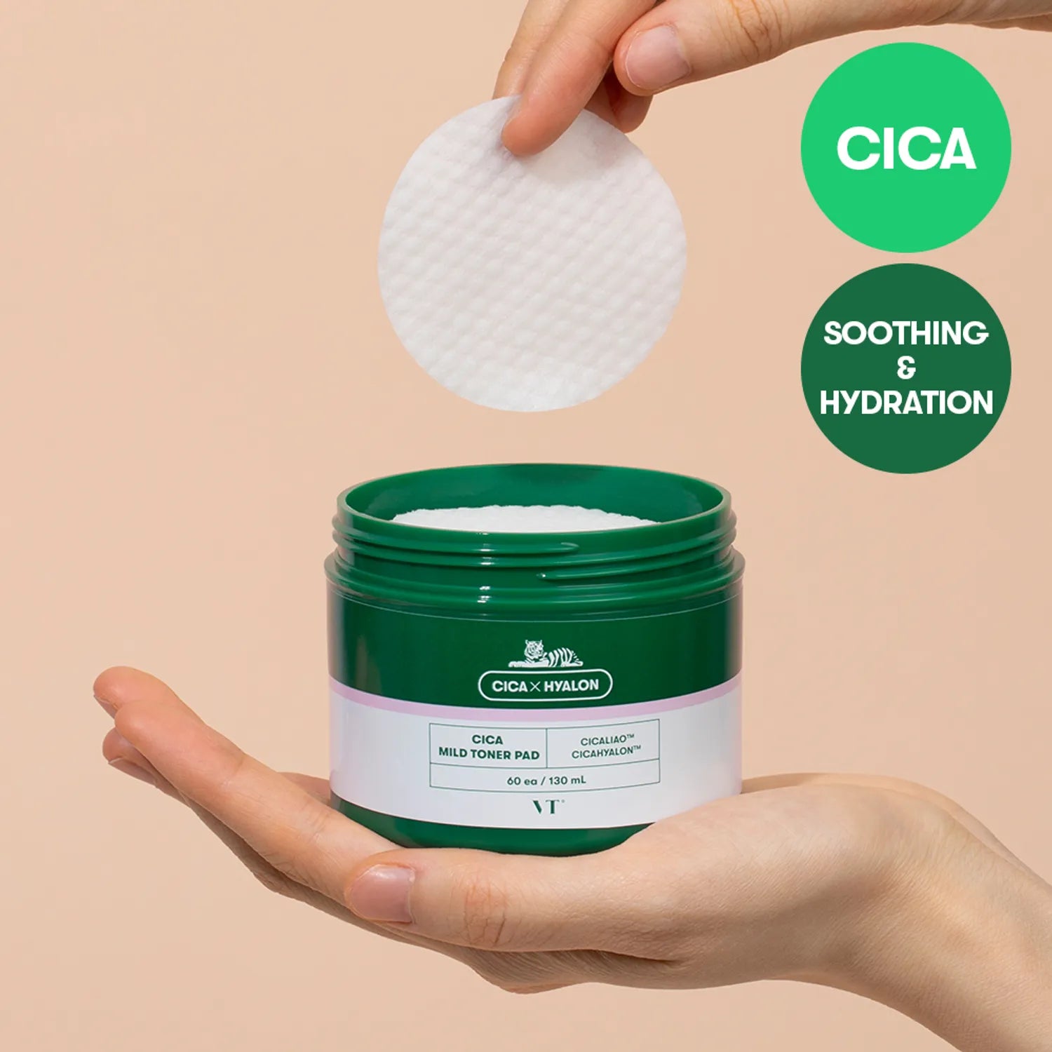 VT Cica Mild Toner Pad