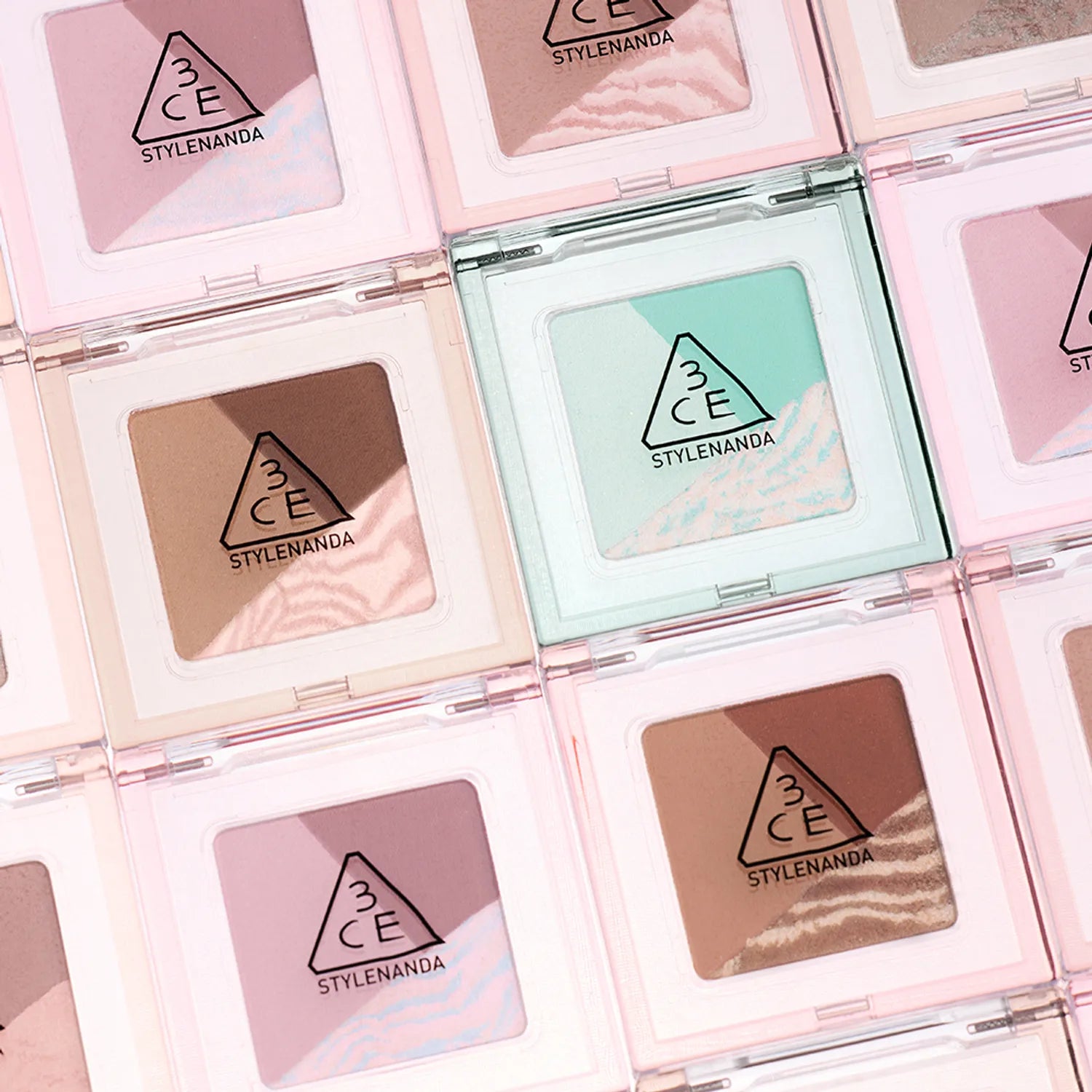 3CE Color Grid Eye Shadow (6 Options)