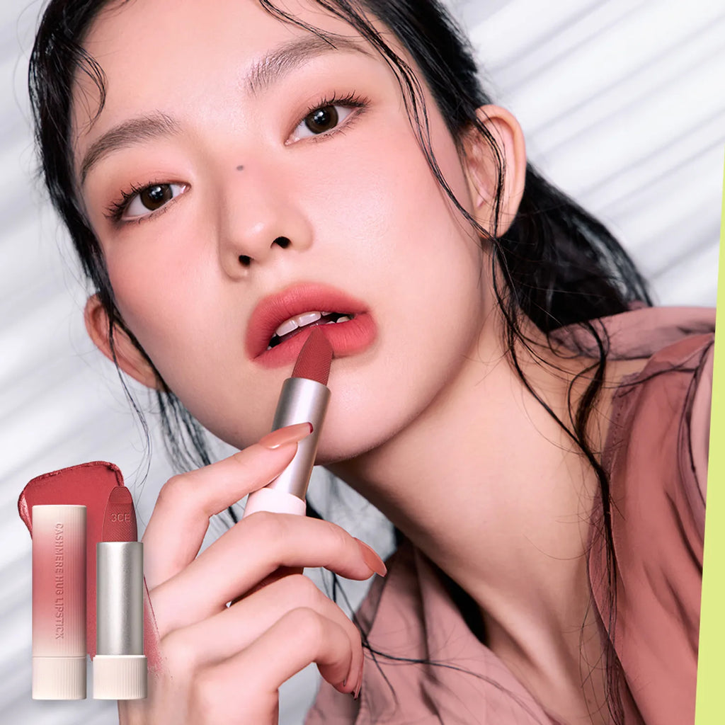 3CE Cashmere Hug Lipstick (14 Colors)