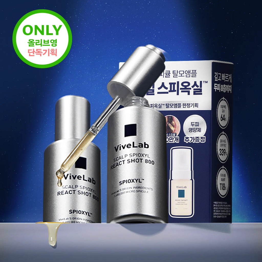 vivelab Scalp Spioxyl React Shot 800 50ml Set (+Enhancing Foam 30ml)