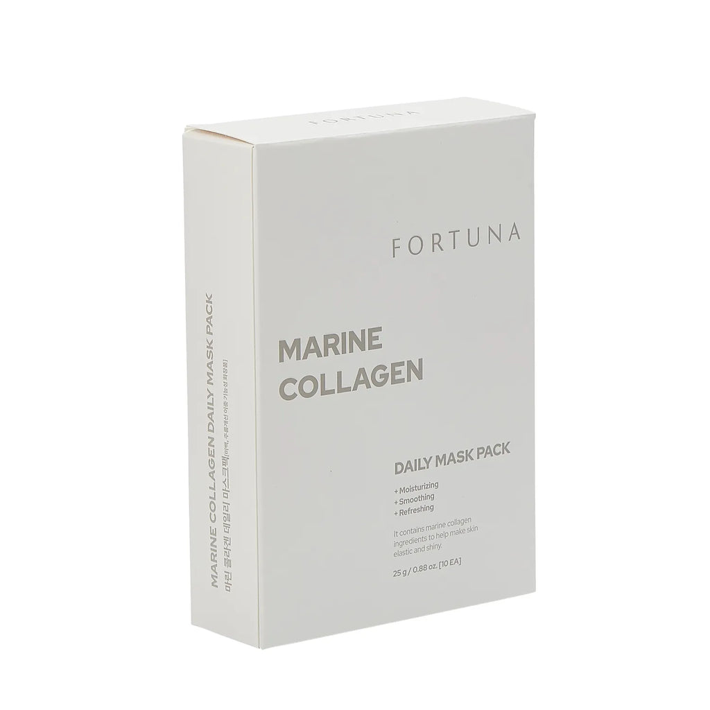FORTUNA Daily Marine Collagen Mask Pack 10P