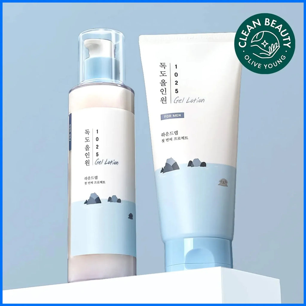 ROUND LAB For Men 1025 Dokdo All In One Gel Lotion 200mL Double Set