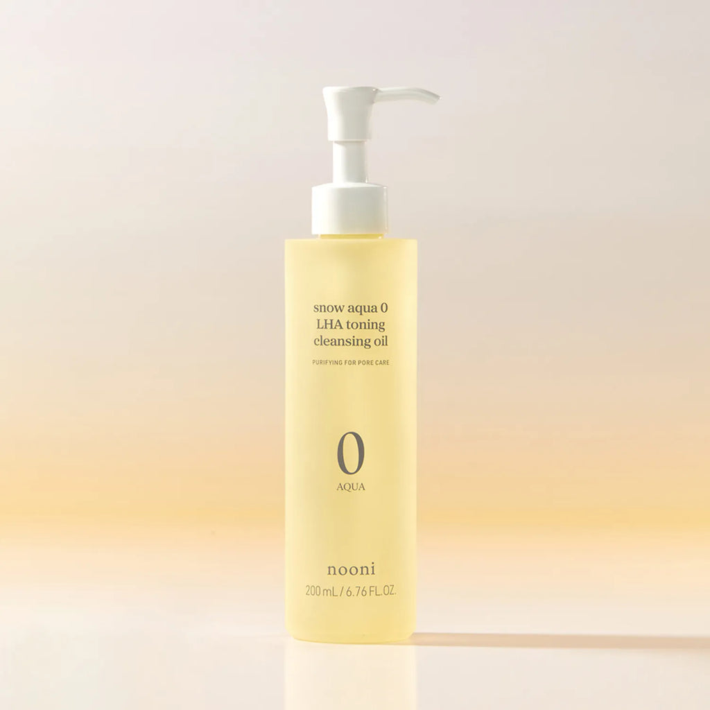 nooni Snow Aqua Zero LHA Toning Cleansing Oil (200ml)