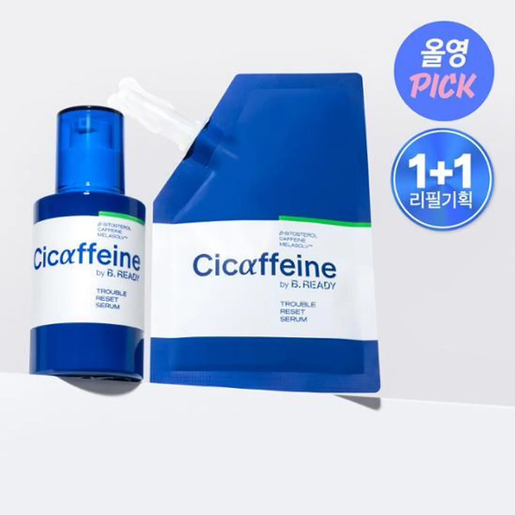B.READY Cicaffeine Trouble Reset Serum 40ml+Refill Set