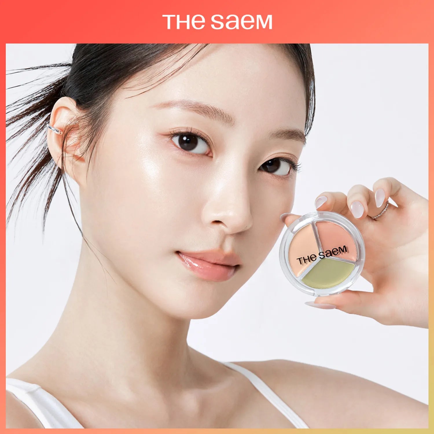 THE SAEM Cover Perfection Triple Pot Concealer Glow (3 Options)