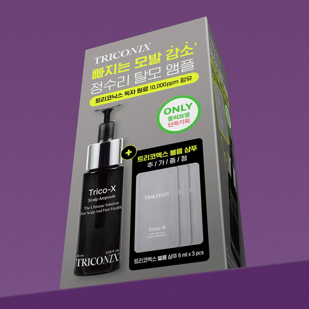 TRICONIX Trico-X Scalp Ampoule 15ml Set (+Shampoo Sachet)