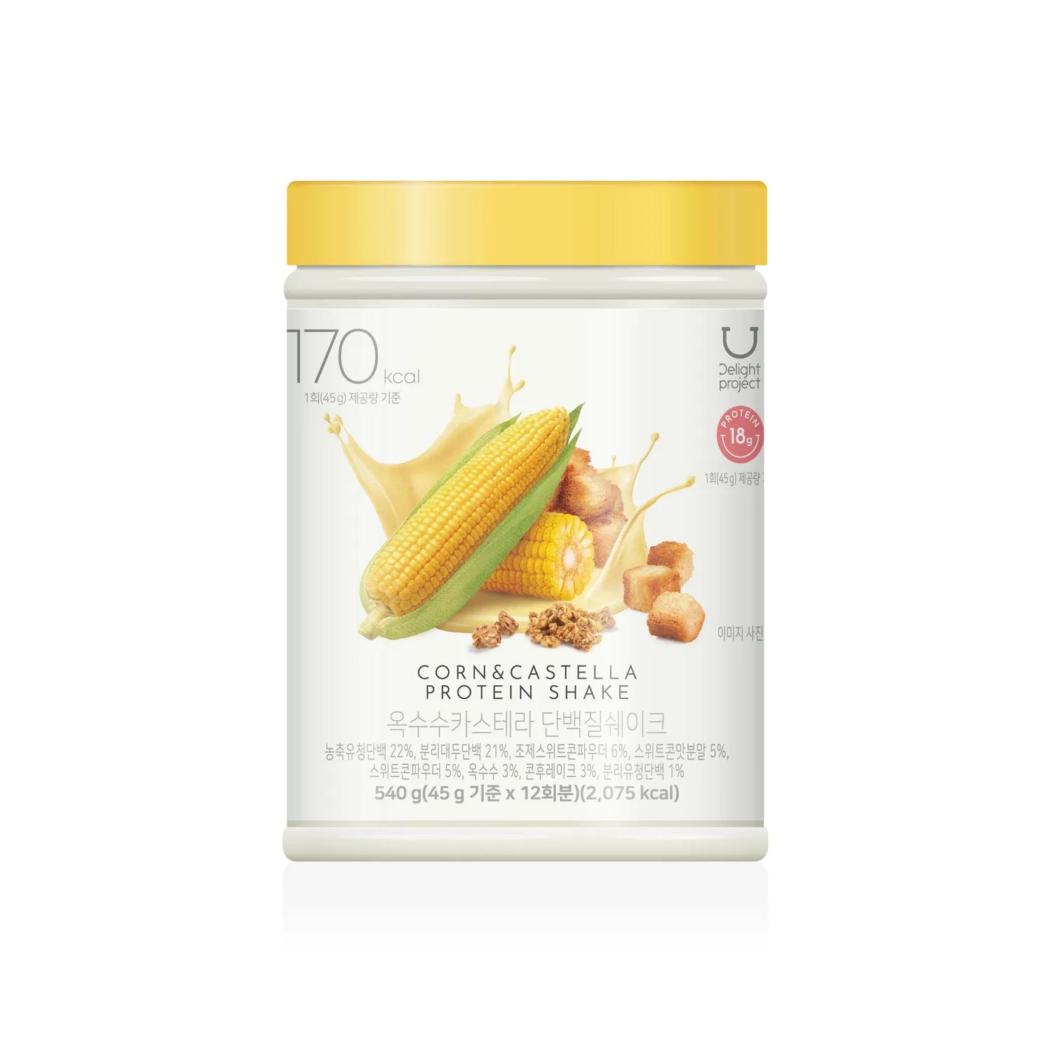Delight project Corn & Castella Protein Shake 540g