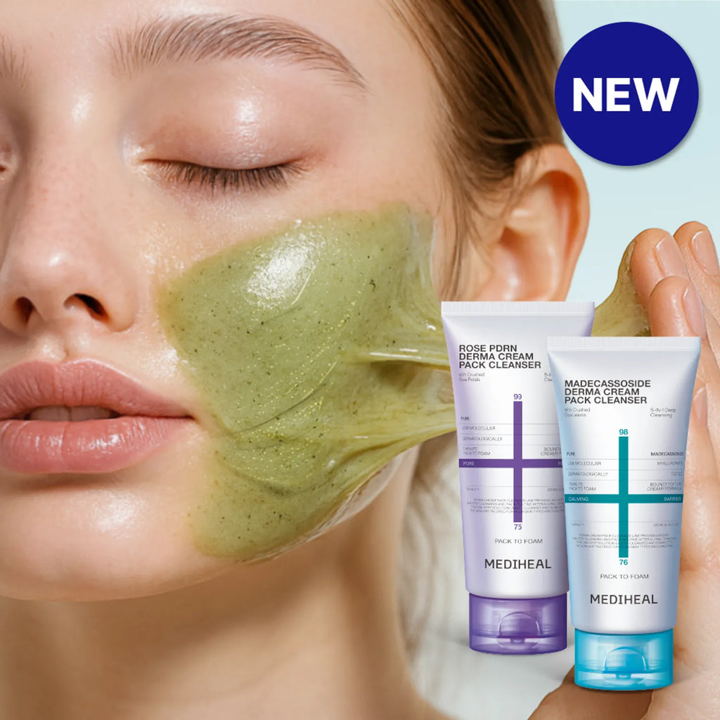 MEDIHEAL Derma Cream Pack Cleanser 120ml (Set/Single)