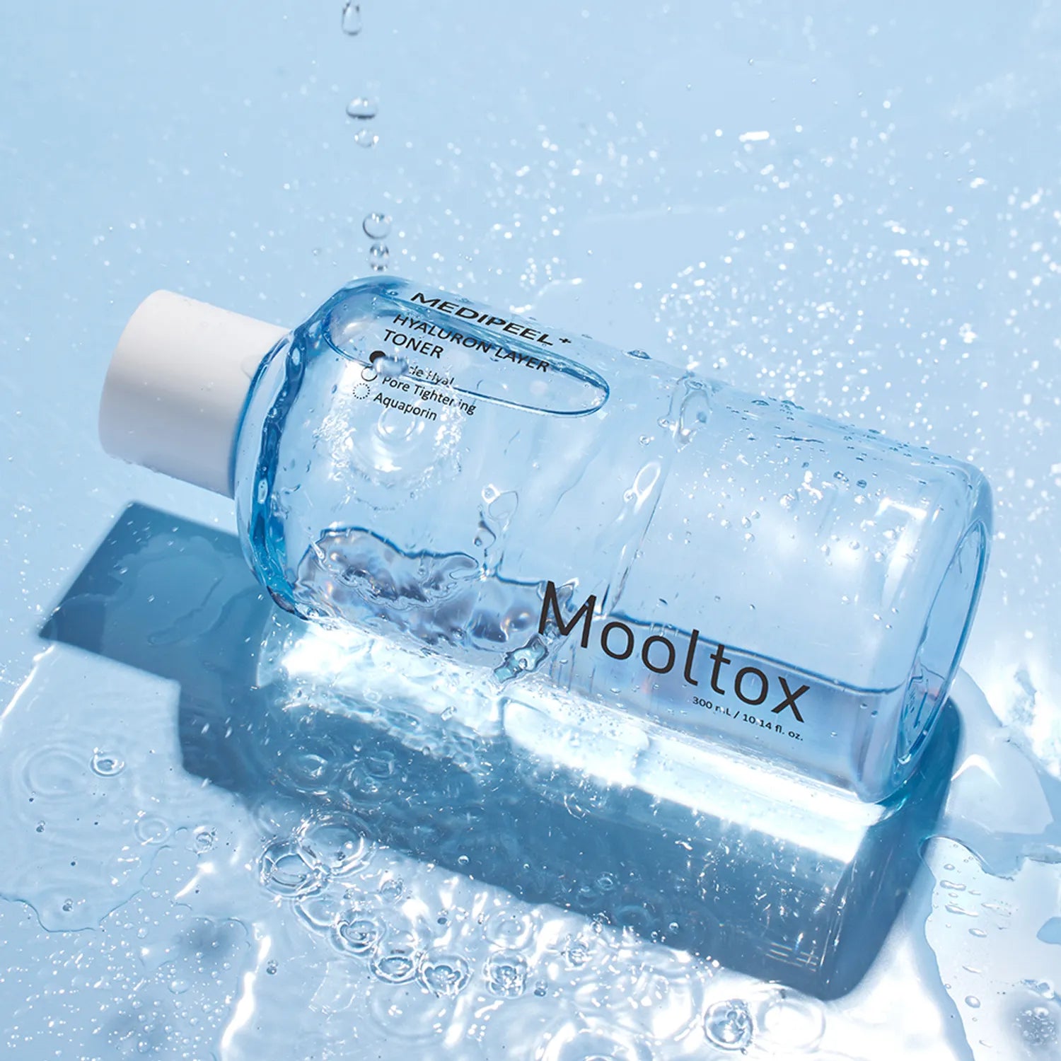 MEDI-PEEL Hyaluron Layer Mooltox Toner 300mL Special Set (+Cream Miniature 20g)