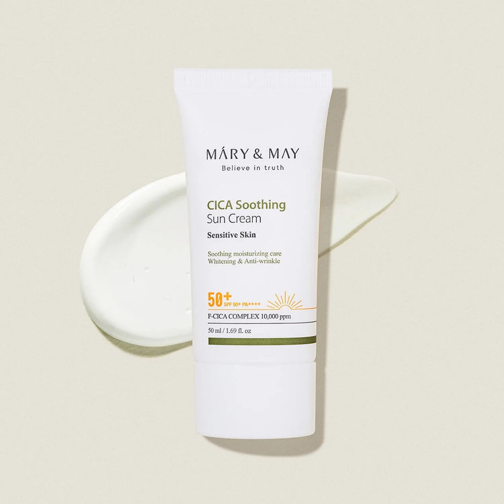 Mary & May Cica Soothing Sun Cream SPF50+ PA++++ 50mL