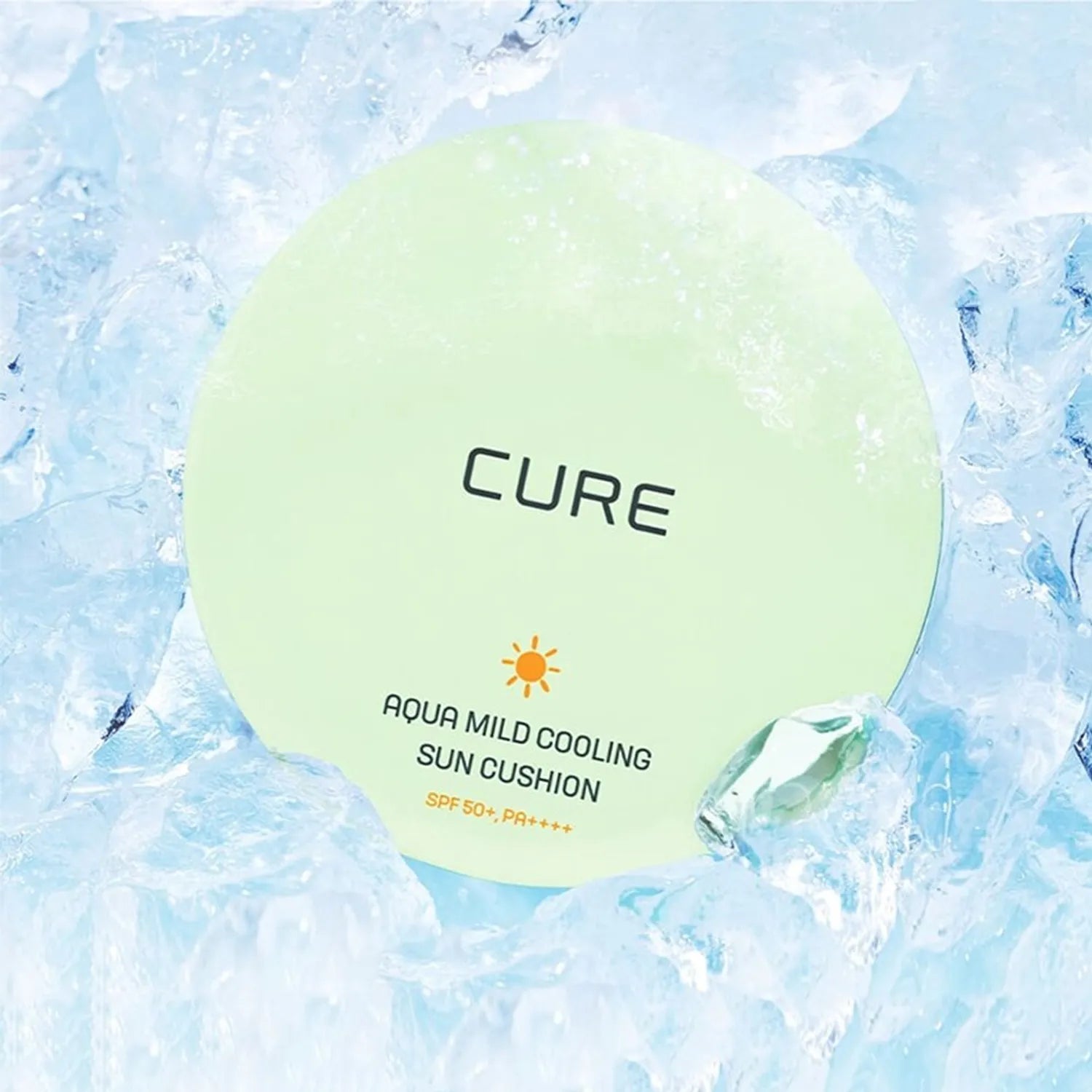 Cure Aqua Mild Cooling Sun Cushion Special Set 25g + Refill