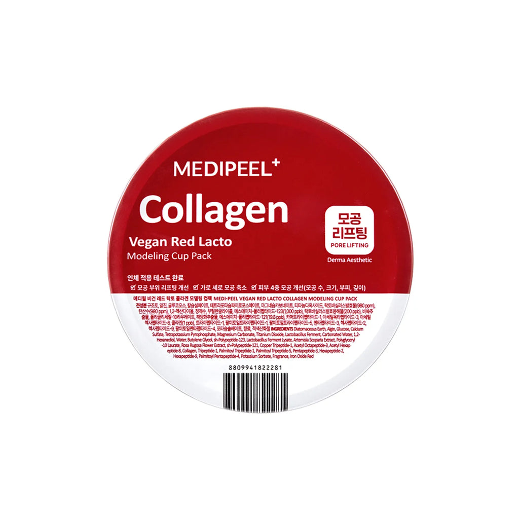 MEDI-PEEL Collagen Vegan Red Lacto Modeling Cup Pack 28g (1 serving)