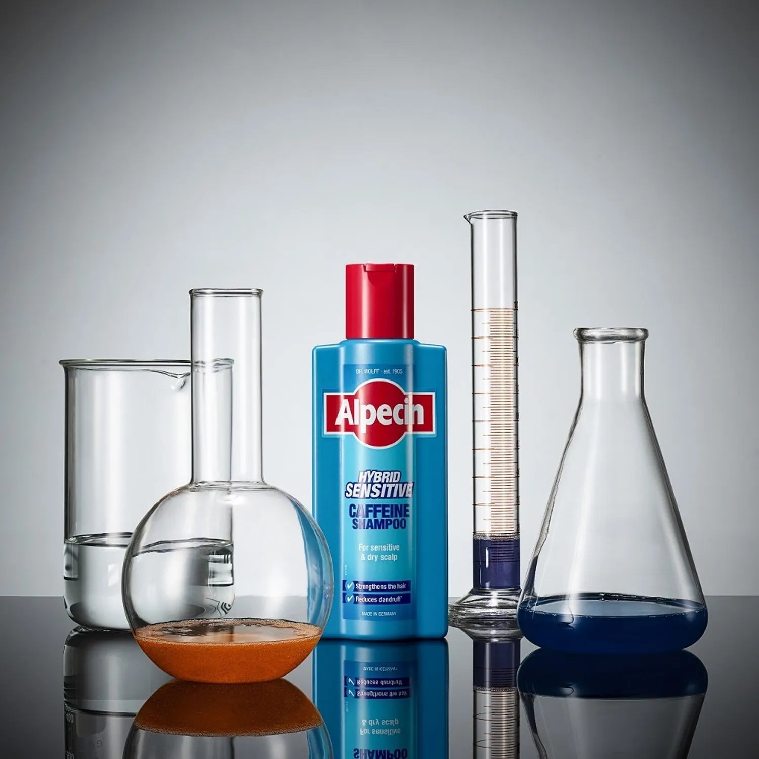 Alpecin Hybrid Caffeine Shampoo 375ml (+Pump)