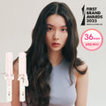 vodana Glam Wave Curling Iron FV 40mm #Strawberry-cream