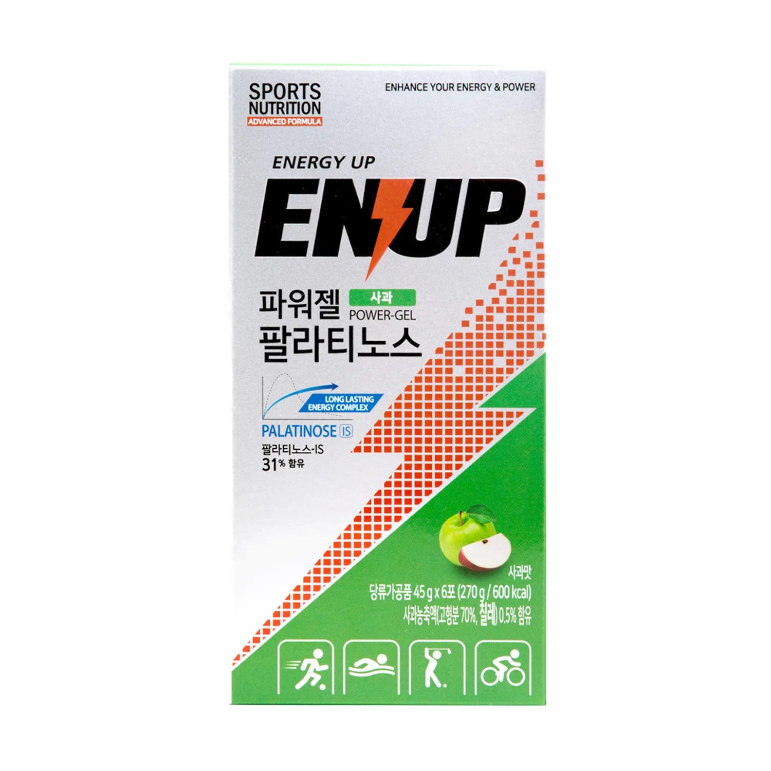 ENUP Power-Gel Palatinose #Apple 6 Sticks