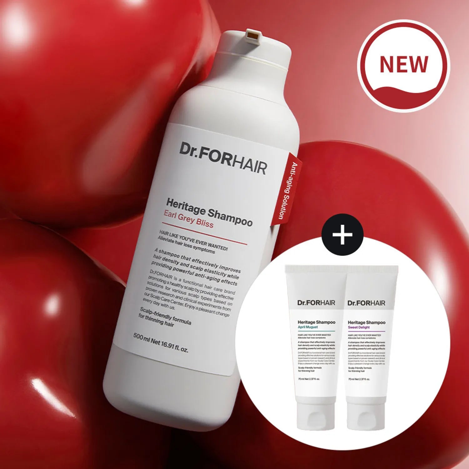 Dr.FORHAIR Heritage Shampoo Special Set 300mL (2 Options)