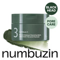 numbuzin No. 3 Pore & Makeup Cleansing Balm with Green Tea and Charcoal 85g