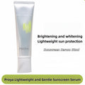 Proya Ultra-Thin Silver Tube Soothing Sunscreen Cream, high protection, lightweight, non-greasy, perfect for daily use, 50ml.