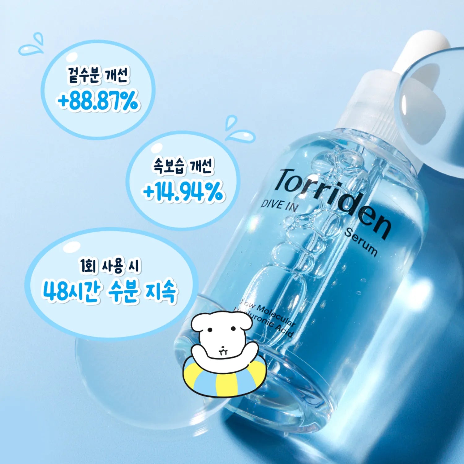 Torriden Dive-In Serum 50ml Refill Set (+Keyring) (Ganadi Collaboration)