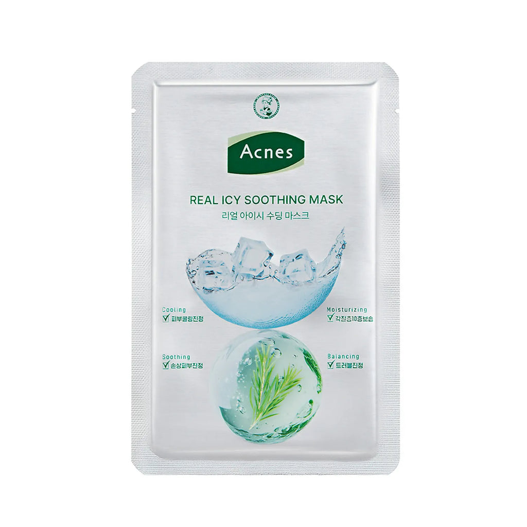 Acnes Real Icy Soothing Mask Sheet 10ea