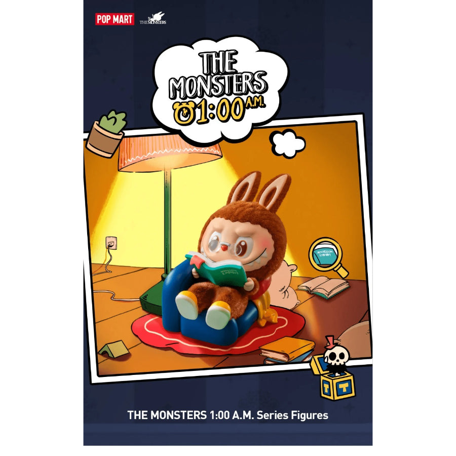 Authentic POP MART THE MONSTERS Labubu 1:00AM (1EA Sealed Random Box),  Emotional Gift, Back To School Gift, Kawaii Room Decor
