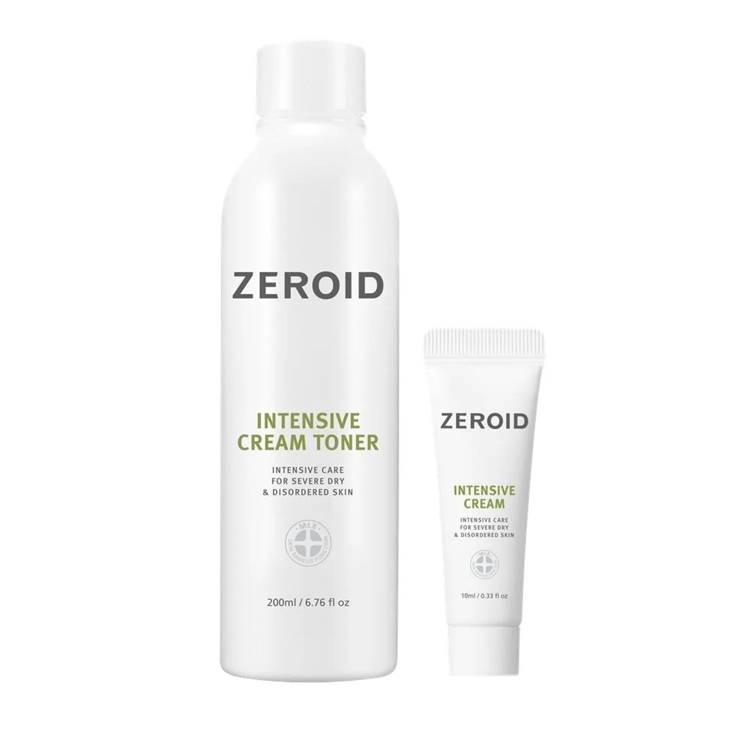 ZEROID Intensive Cream Toner 200ml Set (+Cream 10ml)