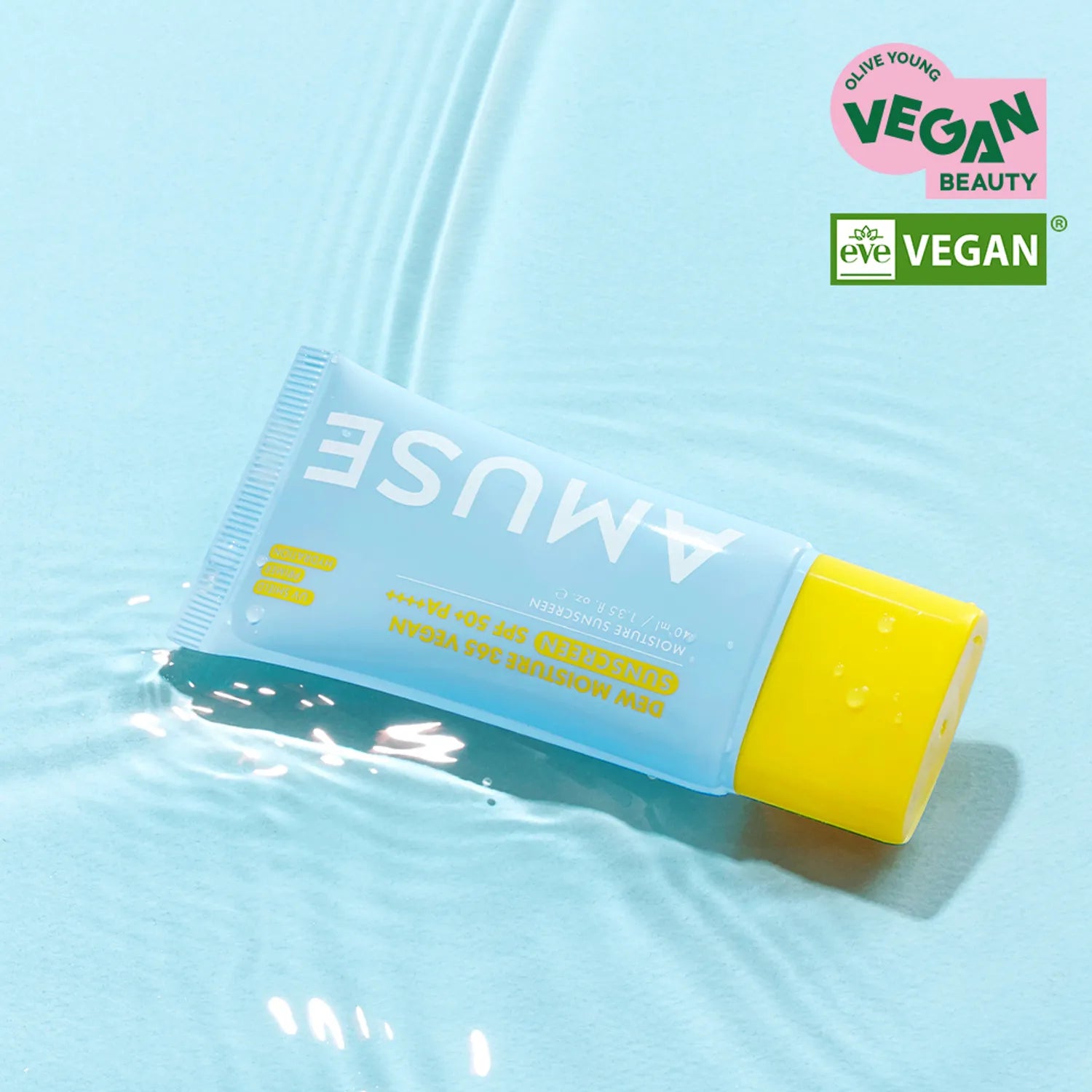 AMUSE Dew Moisture 365 Vegan Sunscreen 40mL