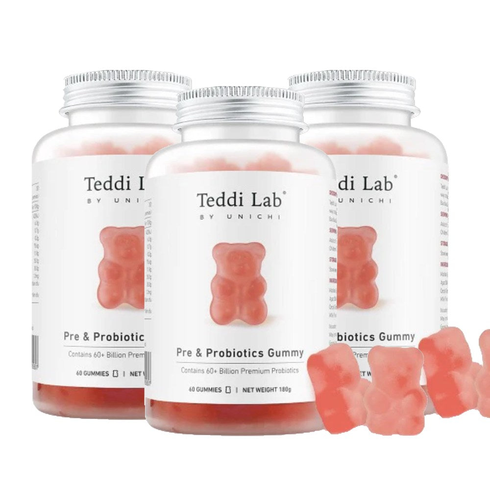 Rosa Prima’s Pre & Probiotics Gummy By UNICHI Gummies (60 Gummies) Supports Digestive Health