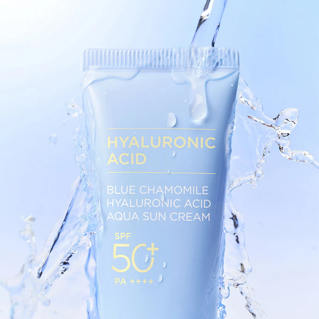 begins by JUNGSAEMMOOL Blue Chamomile Hyaluronic Acid Aqua Sun Cream 50ml