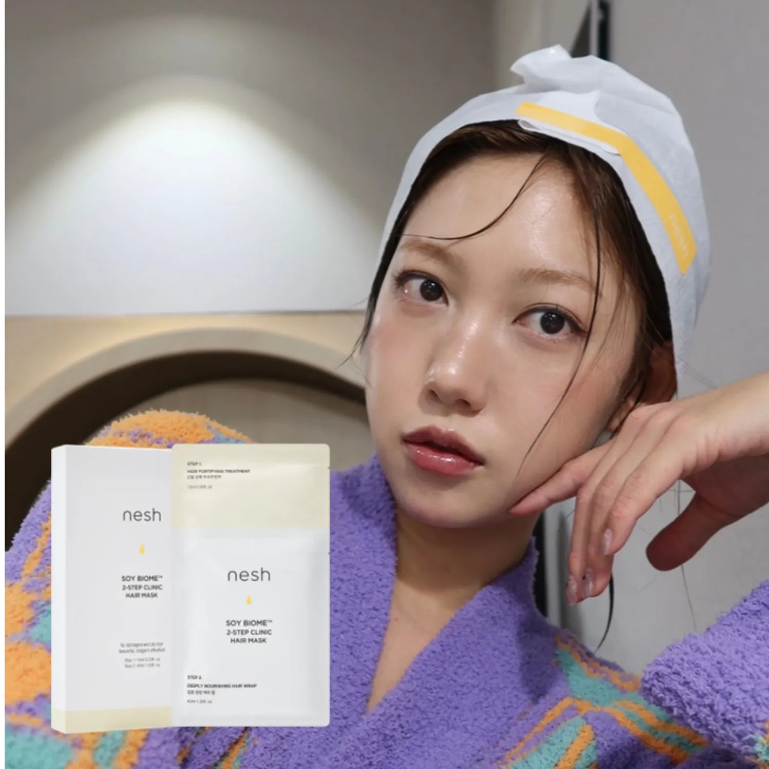 nesh Soy Biome 2-Step Clinic Hair Mask 4ea